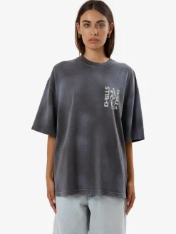 Outlet Thrills Firestarter Oversized Tee - Merch Black Fade MerchBlackFade