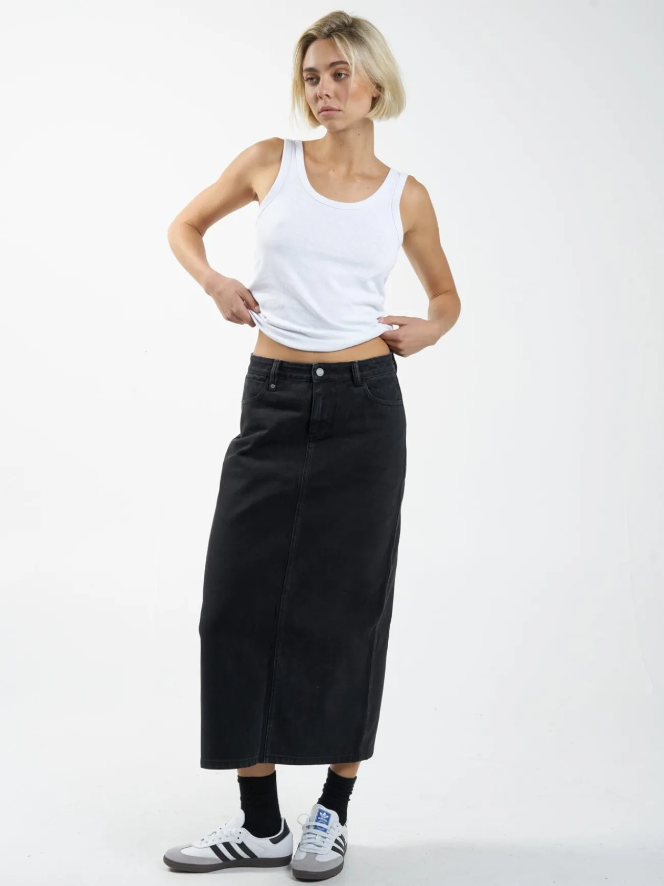 Discount Thrills Frankie Skirt - Dusk Black DuskBlack