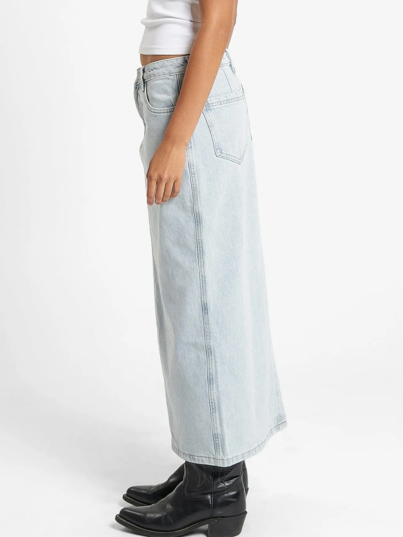 Fashion Thrills Frankie Skirt - Faded Dust Blue FadedDustBlue