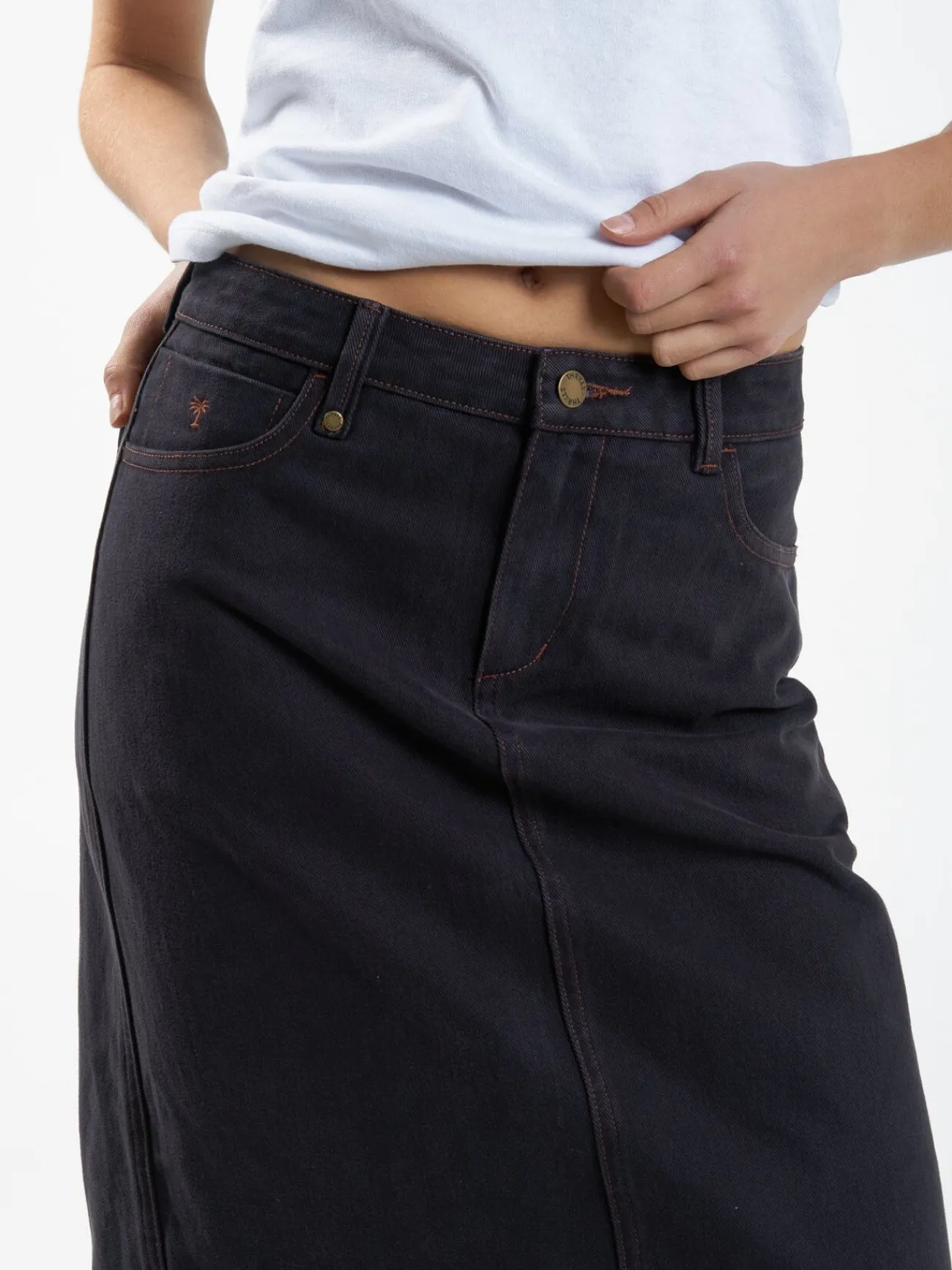 Discount Thrills Frankie Skirt - Midnight Blue MidnightBlue