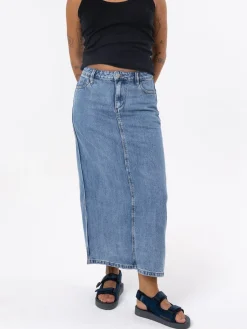 Discount Thrills Frankie Skirt - Vintage Timeworn Blue VintageTimewornBlue