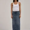 Outlet Thrills Frankie Skirt - Weathered Blue WeatheredBlue