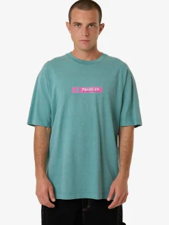 New Thrills Games Of 84' Oversize Fit Tee - Agate Green AgateGreen