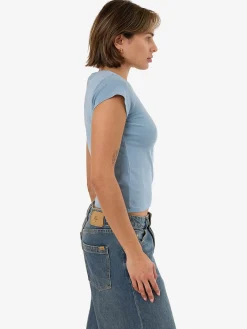 Hot Thrills Gazed Club Tee - Stone Blue StoneBlue