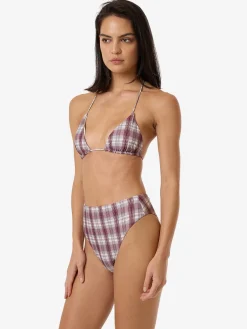 New Thrills Good Turn String Bikini Top - Bracken