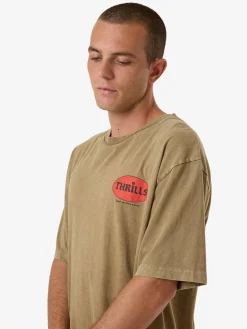 Sale Thrills Hard As They Come Oversize Fit Tee - Breen