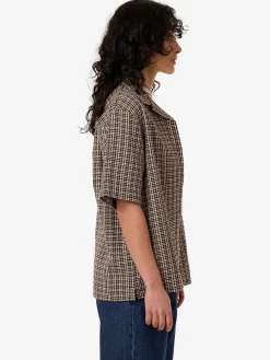 Sale Thrills Hazed Adrianna Shirt - Coffee