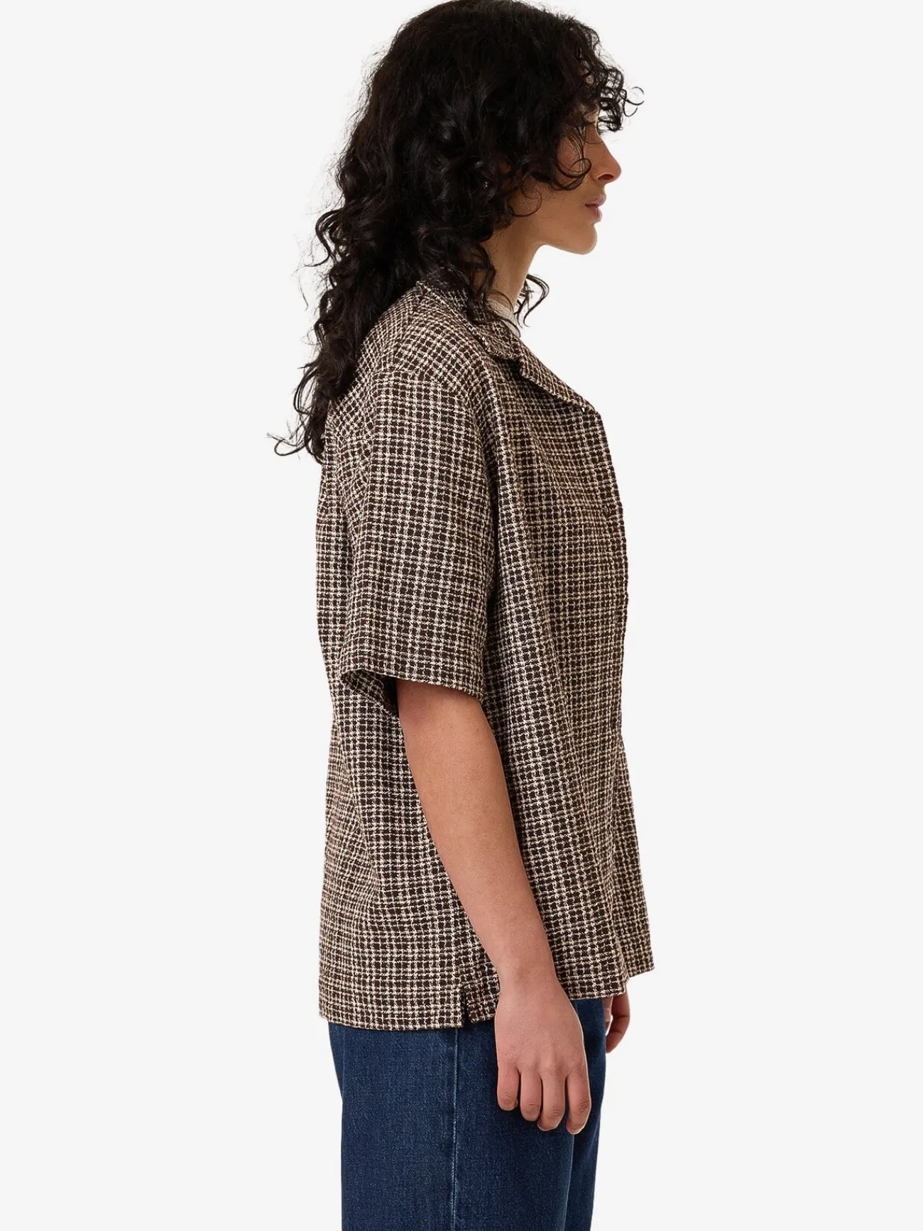Sale Thrills Hazed Adrianna Shirt - Coffee