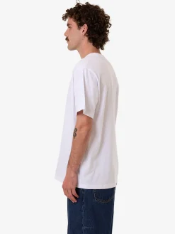 Clearance Thrills Hazed Merch Fit Tee - White