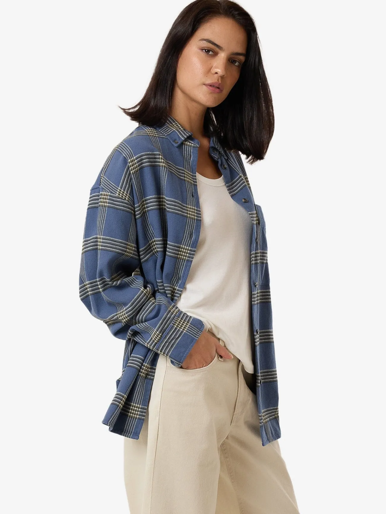 Best Thrills Heavy Times Flannel Shirt - Light Petrol LightPetrol