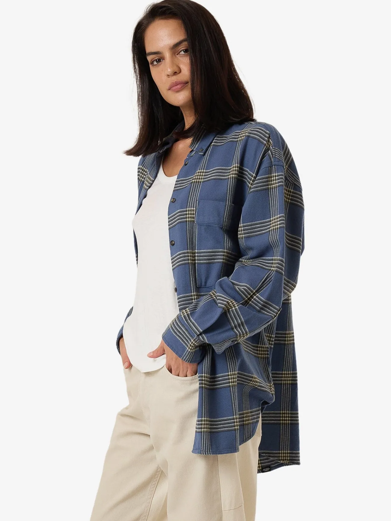 Best Thrills Heavy Times Flannel Shirt - Light Petrol LightPetrol