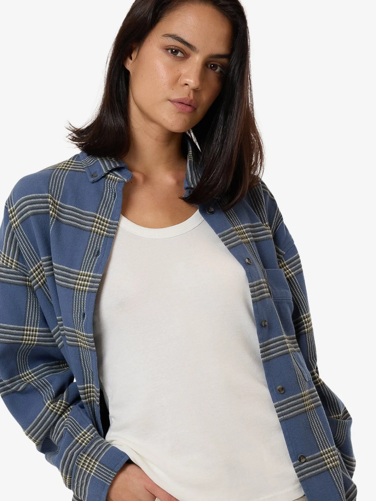 Best Thrills Heavy Times Flannel Shirt - Light Petrol LightPetrol
