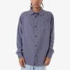 Fashion Thrills Hemp Minimal Oversize Long Sleeve Shirt - Folkstone Grey FolkstoneGrey