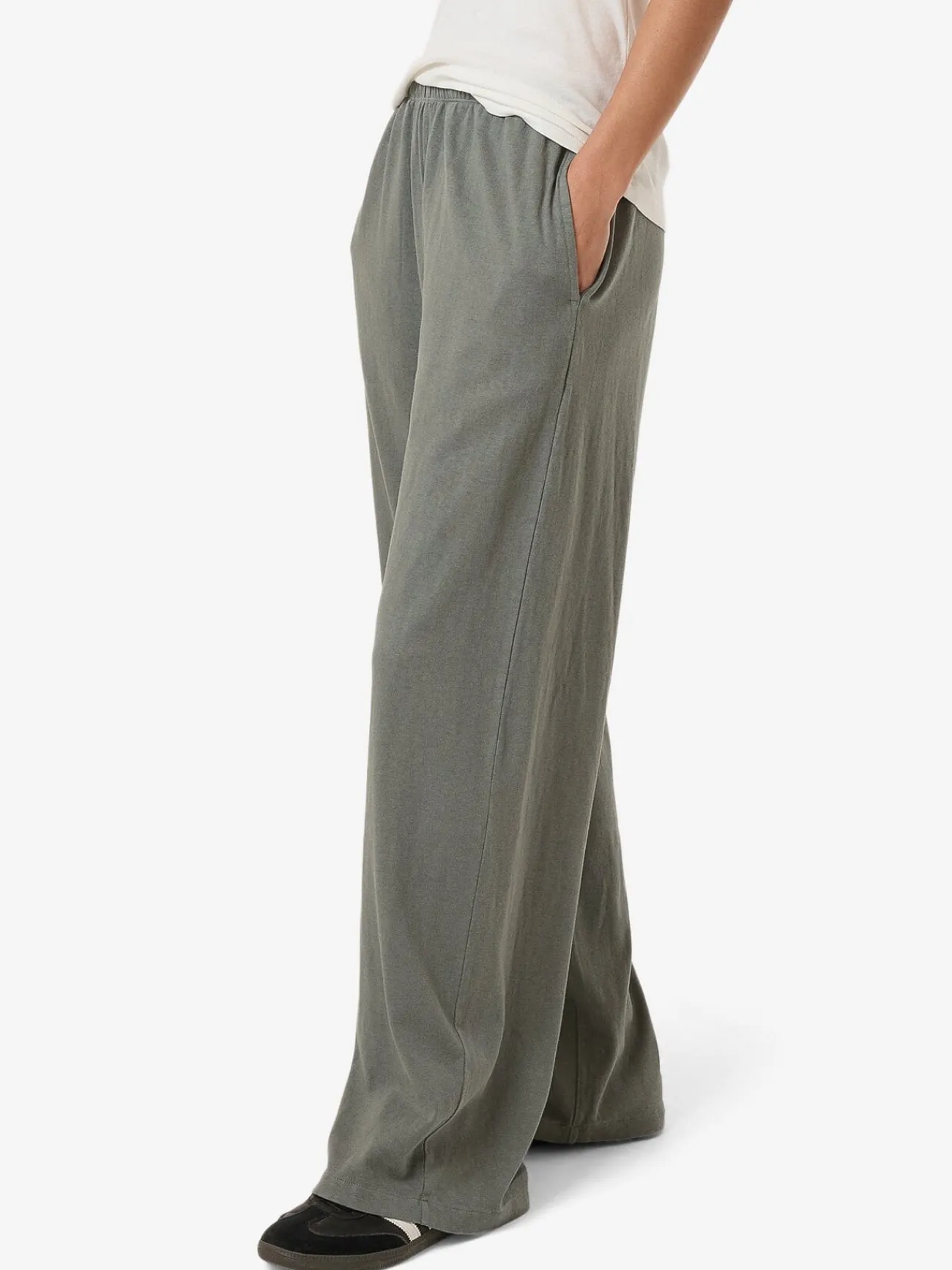 Hot Thrills Hemp Relax Pant - Green Smoke GreenSmoke