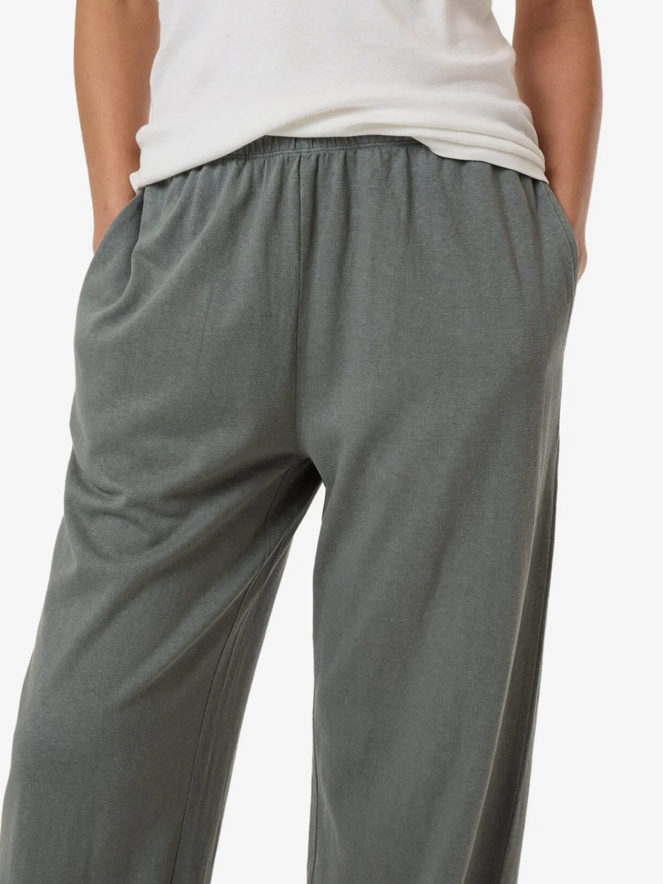 Hot Thrills Hemp Relax Pant - Green Smoke GreenSmoke