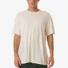 Best Thrills Hemp Embro Lightweight Contrast Stitch Merch Fit Tee - Dirty White DirtyWhite