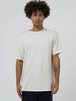 Discount Thrills Hemp Embro Lightweight Merch FIt Tee - Dirty White DirtyWhite