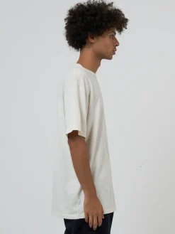Discount Thrills Hemp Embro Lightweight Merch FIt Tee - Dirty White DirtyWhite