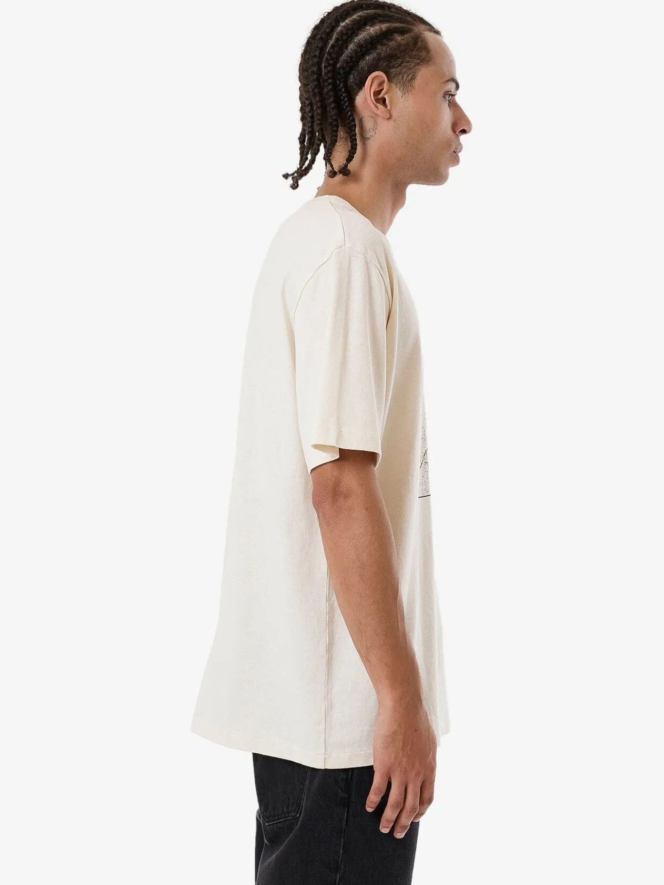 Hot Thrills Hemp Transformation Merch Fit Tee - Unbleached