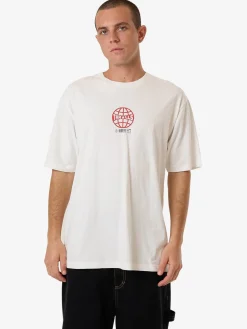 Discount Thrills Hidden Agenda Oversize Fit Tee - Dirty White DirtyWhite