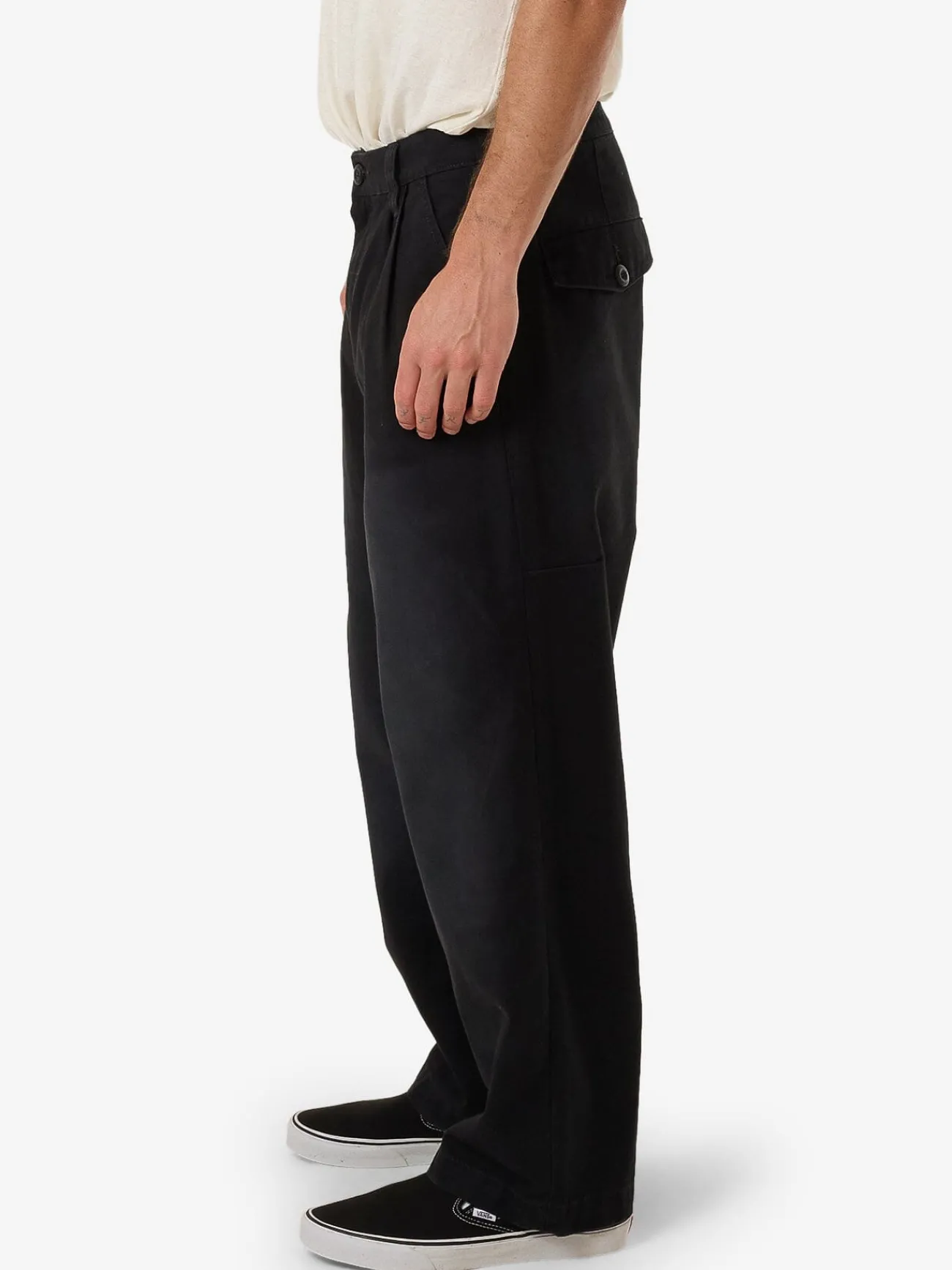 Best Thrills Honour Big Slacker Pant - Black