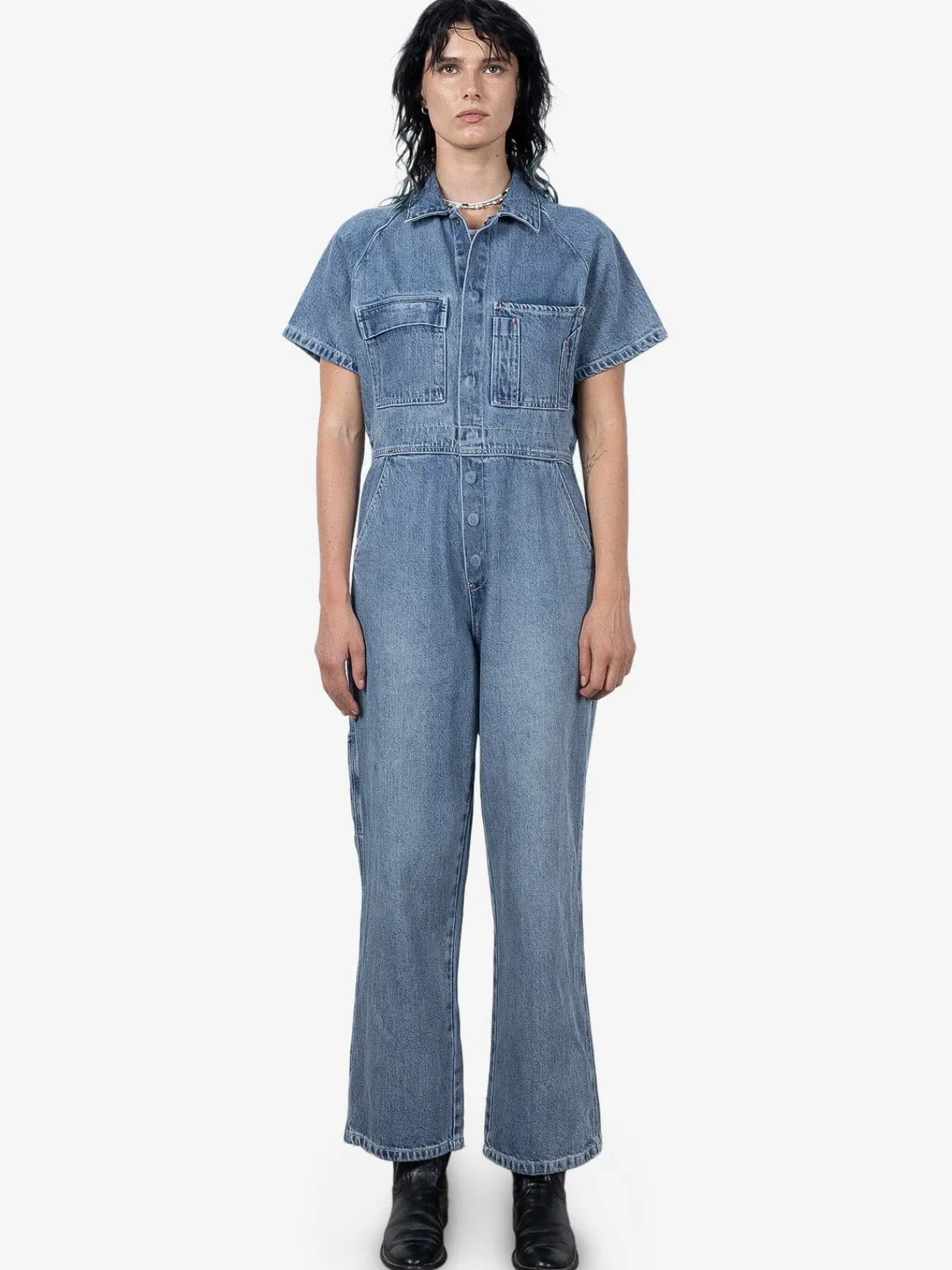 Clearance Thrills HYC Utility Coverall - Weathered Blue WeatheredBlue