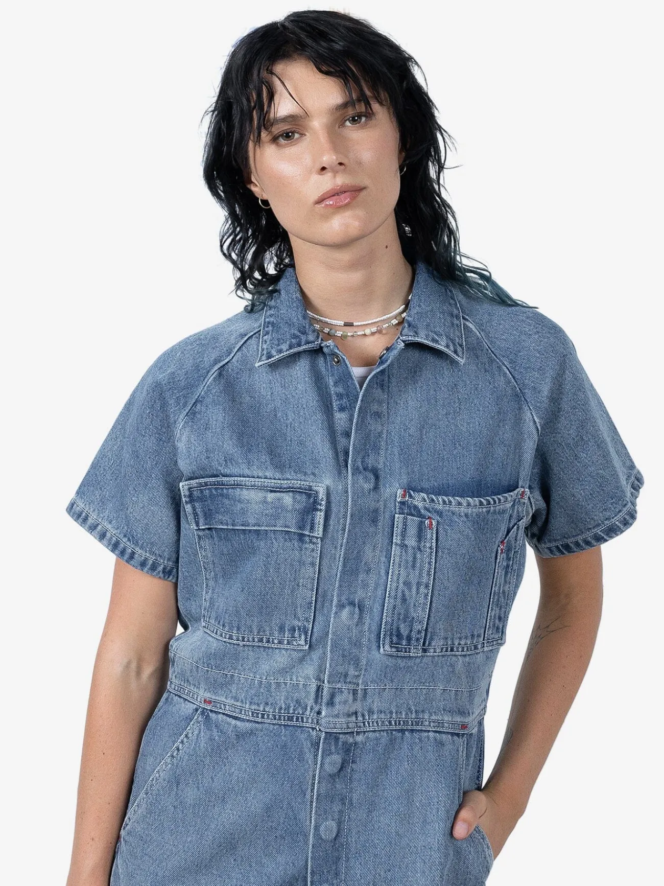 Clearance Thrills HYC Utility Coverall - Weathered Blue WeatheredBlue
