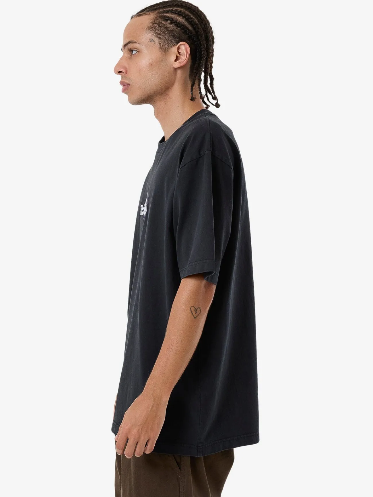 Best Thrills In Bloom Oversize Fit Tee - Twilight Black TwilightBlack