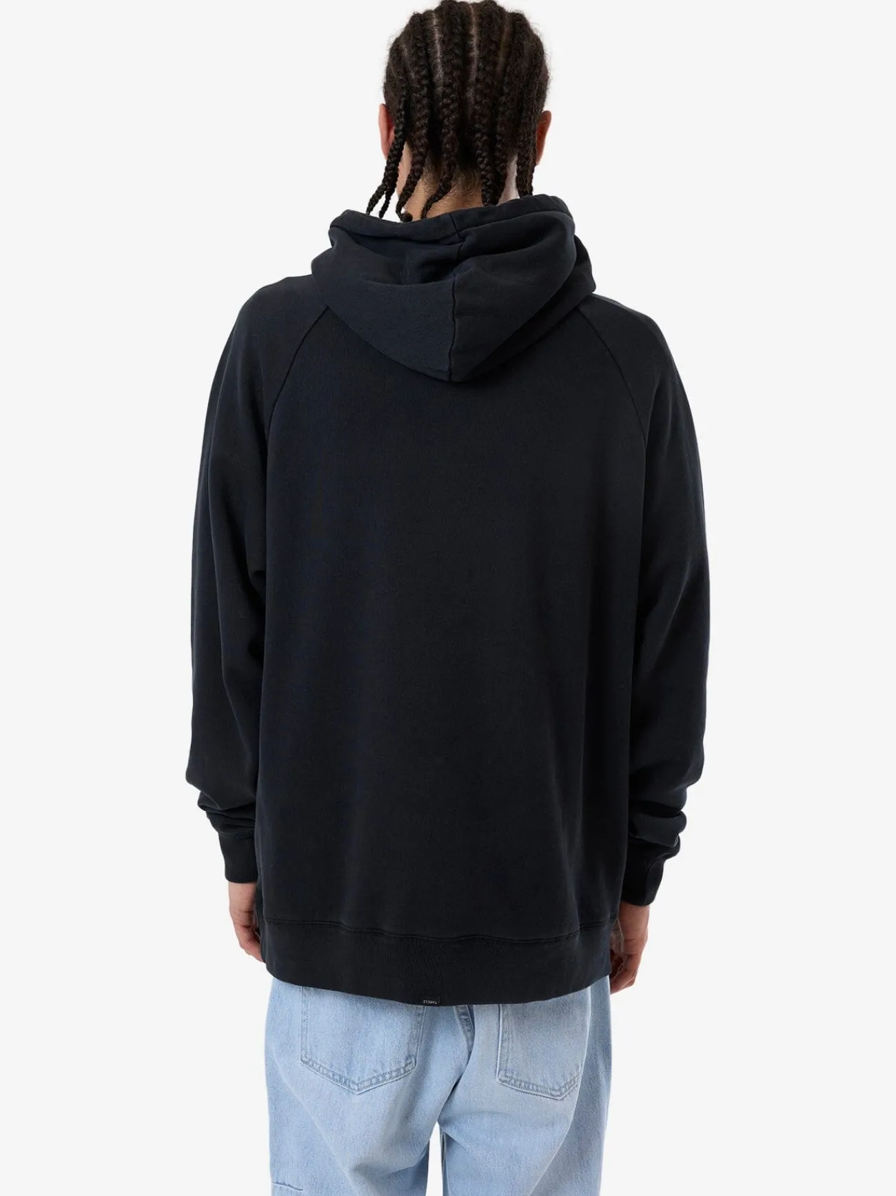 Best Thrills In Bloom Raglan Pull On Hood - Twilight Black TwilightBlack