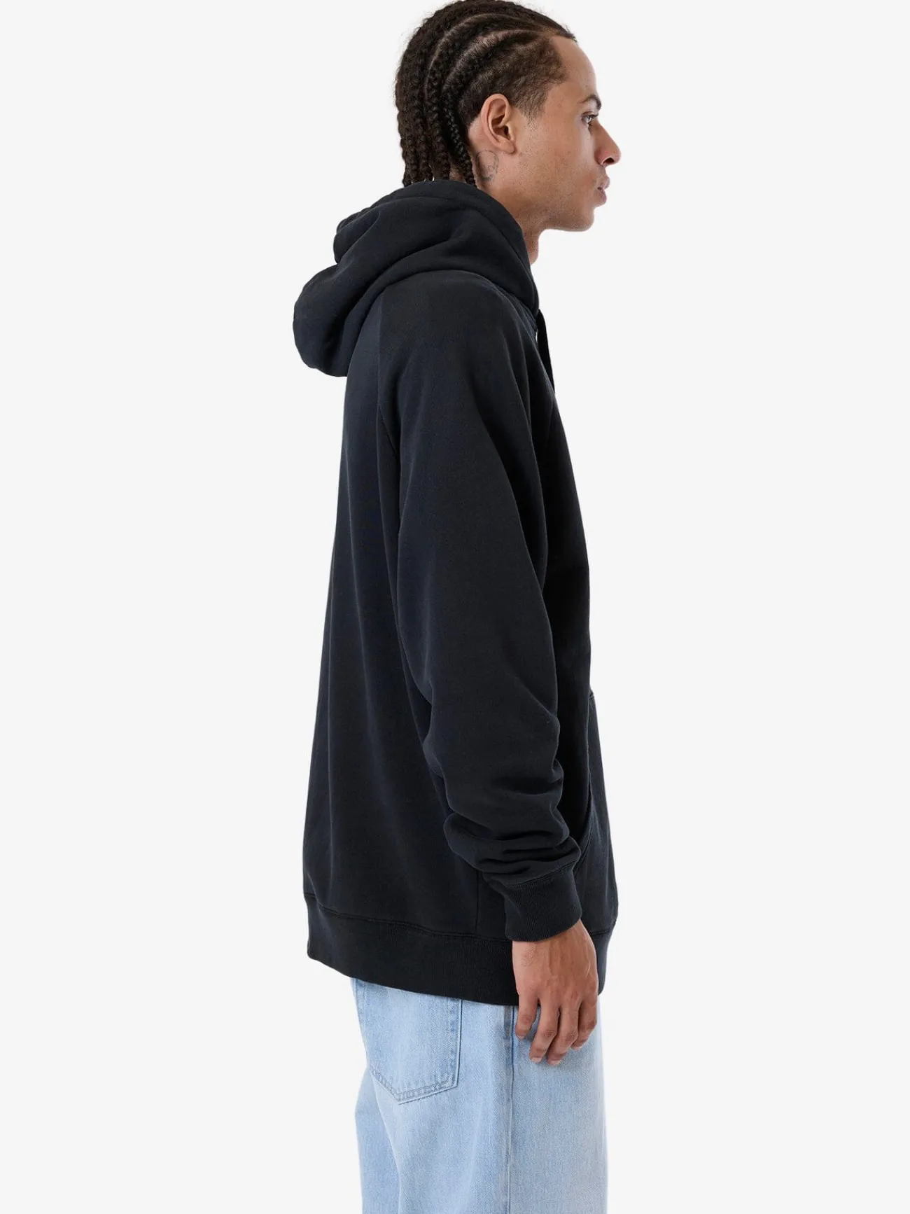 Best Thrills In Bloom Raglan Pull On Hood - Twilight Black TwilightBlack