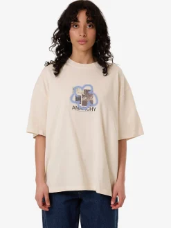 Online Thrills James Adams Anarchy Oversized Tee - Heritage White HeritageWhite