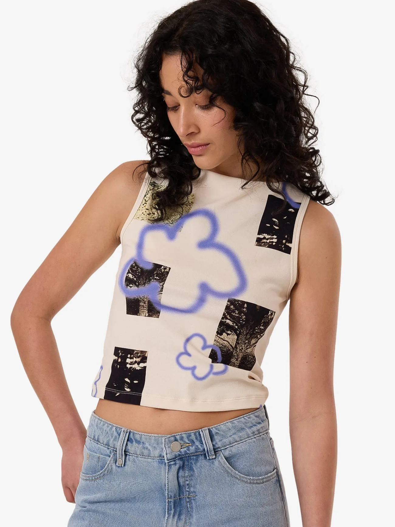 Fashion Thrills James Adams Anarchy Sabrina Tank - Heritage White HeritageWhite