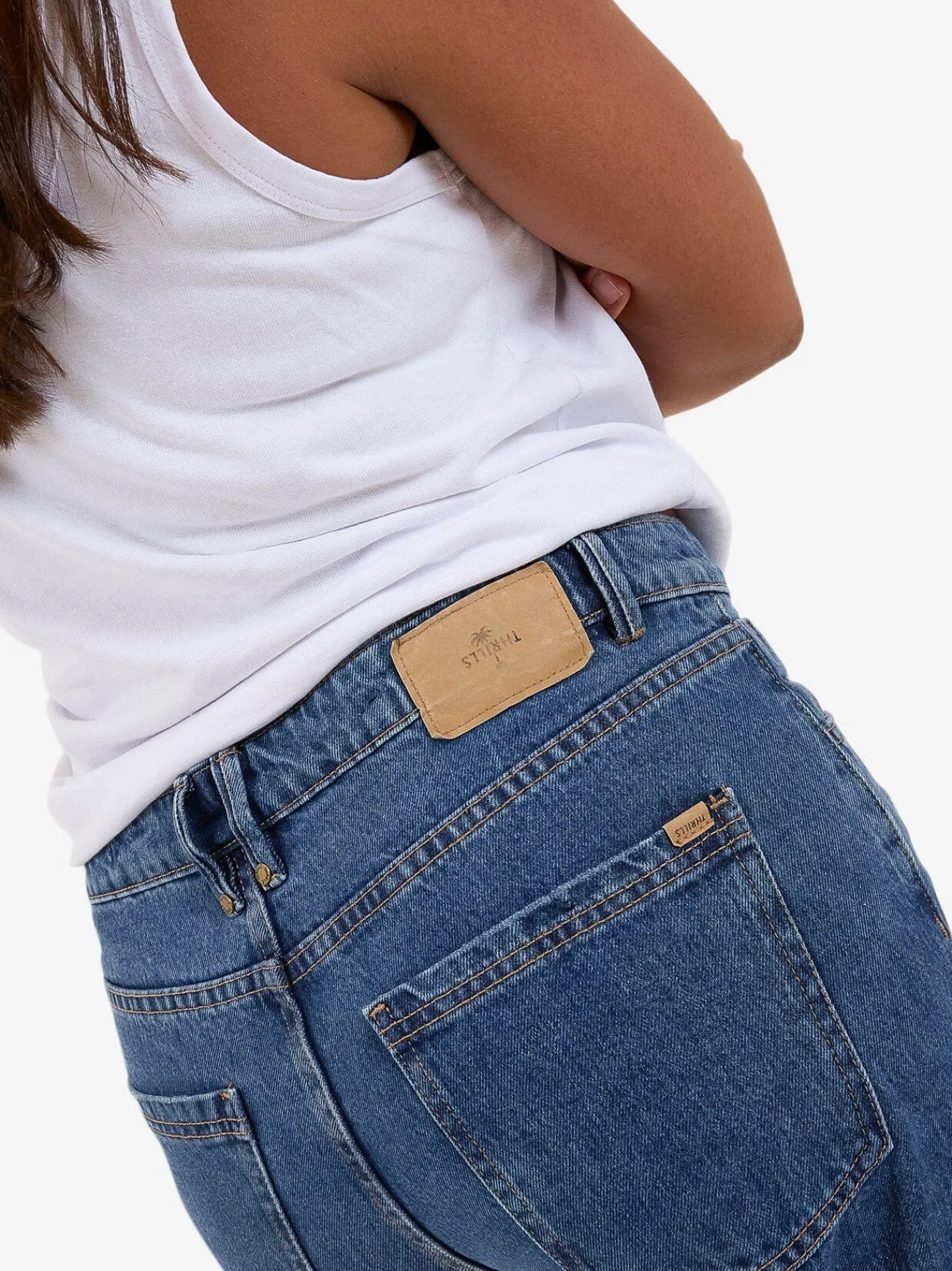 Fashion Thrills Jordan Short - Rinsed Blues RinsedBlues