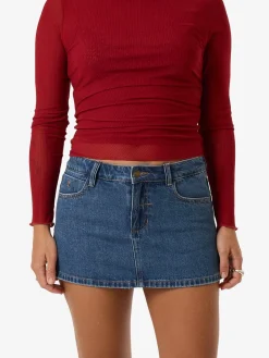 Fashion Thrills Josie Skort - Rinsed Blue RinsedBlue