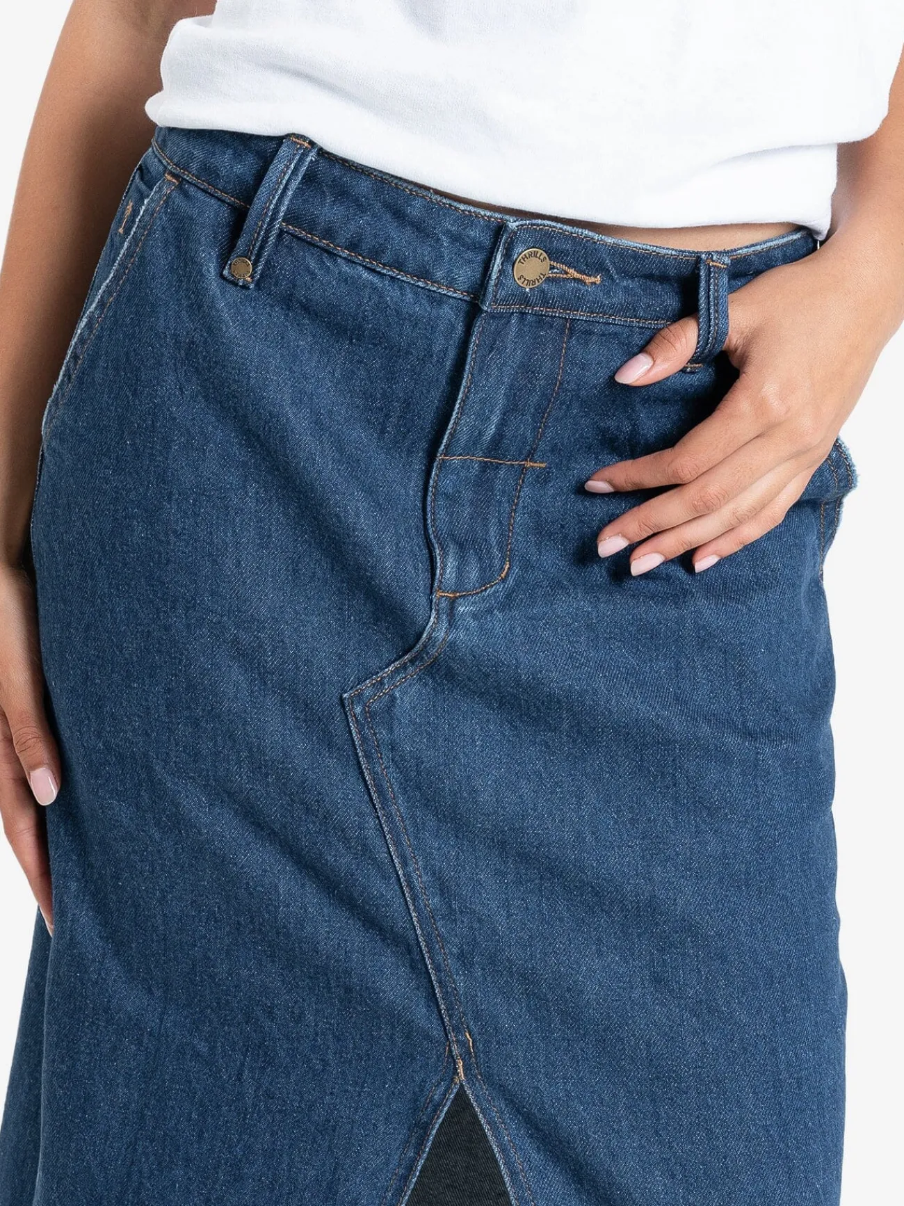 Best Thrills Kobie Skirt - Double Indigo Rinse DoubleIndigoRinse