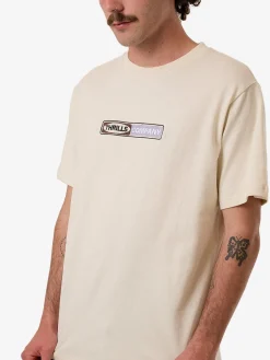 Hot Thrills Locked In Merch Fit Tee - Heritage White HeritageWhite