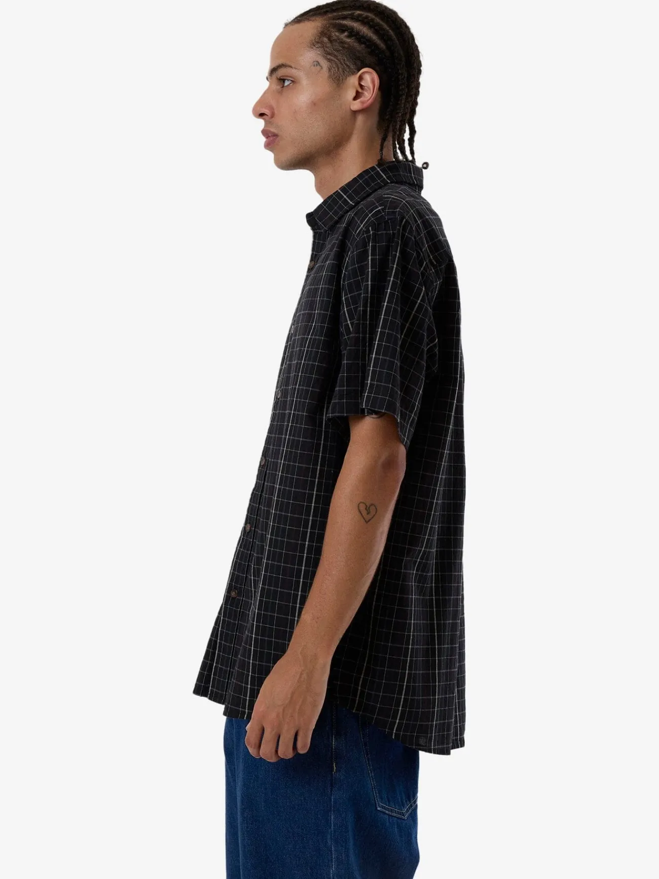 Discount Thrills Lockstar Short Sleeve Shirt - Black