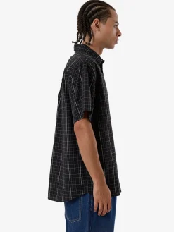 Discount Thrills Lockstar Short Sleeve Shirt - Black