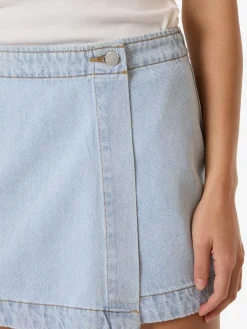 Outlet Thrills Marley Wrap Skirt - Epoch Blue EpochBlue