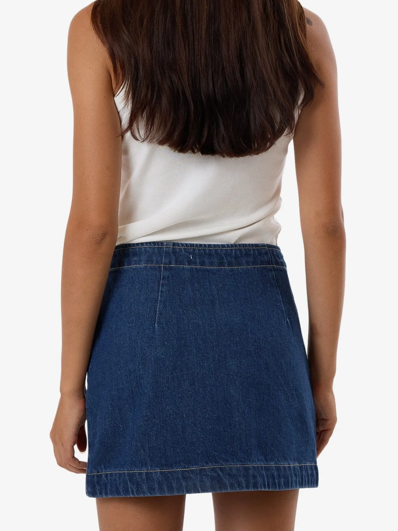 Online Thrills Marley Wrap Skirt - Union Blue UnionBlue