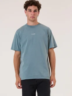 Outlet Thrills Minimal Merch Fit Tee - Stormy Sea StormySea