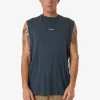 Fashion Thrills Minimal Merch Fit Muscle Tee - Dark Slate DarkSlate