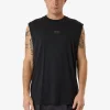 Sale Thrills Minimal Merch Fit Muscle Tee - Faded Black FadedBlack