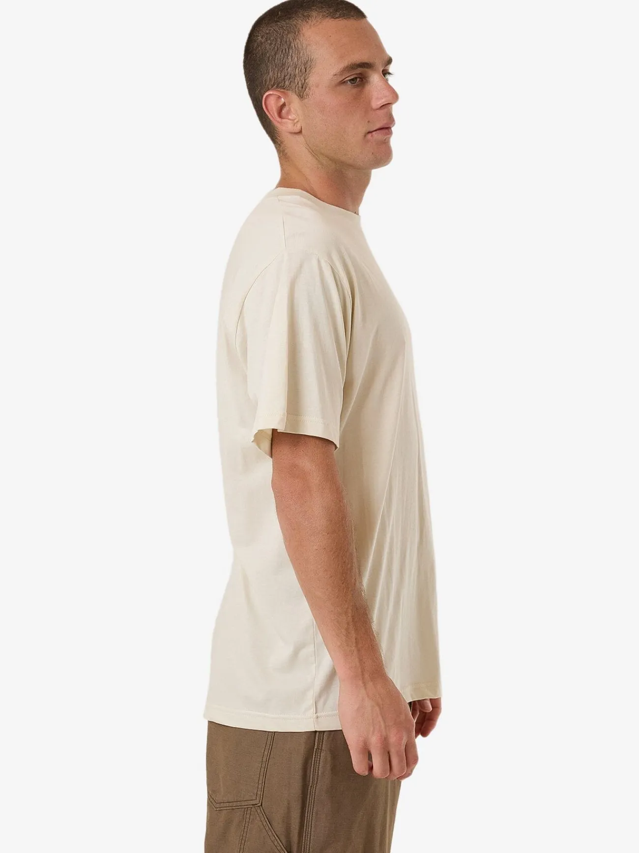 Online Thrills Minimal Merch Fit Tee - Heritage White HeritageWhite