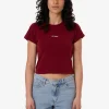 Online Thrills Minimal Mini Tee - Cabernet