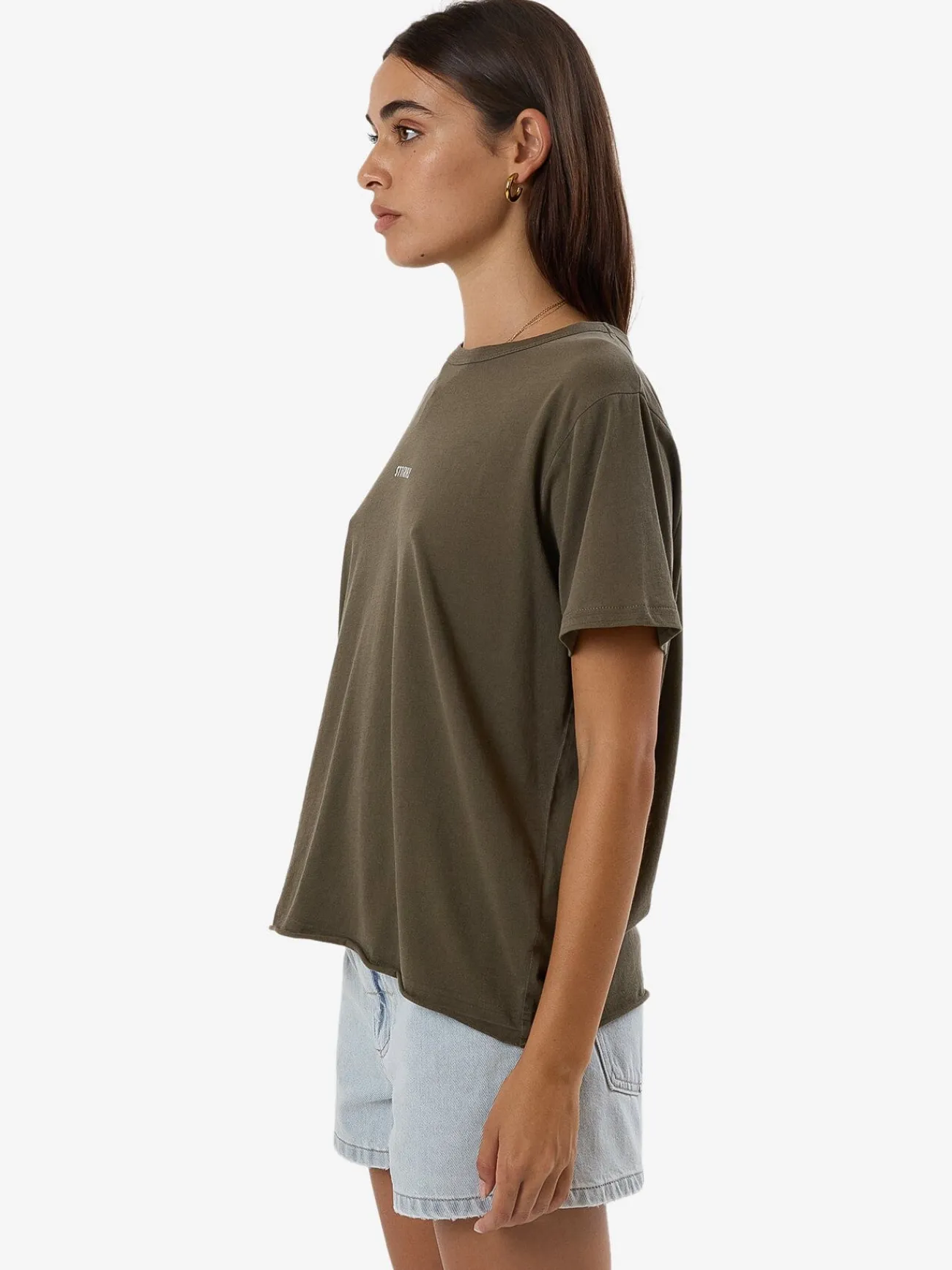 Sale Thrills Minimal Relaxed Tee - Tarmac