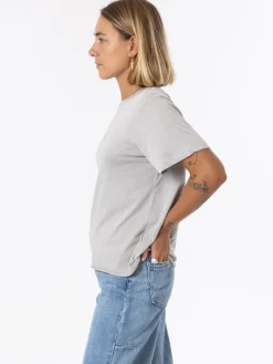 Discount Thrills Minimal Relaxed Tee - Oyster Grey OysterGrey