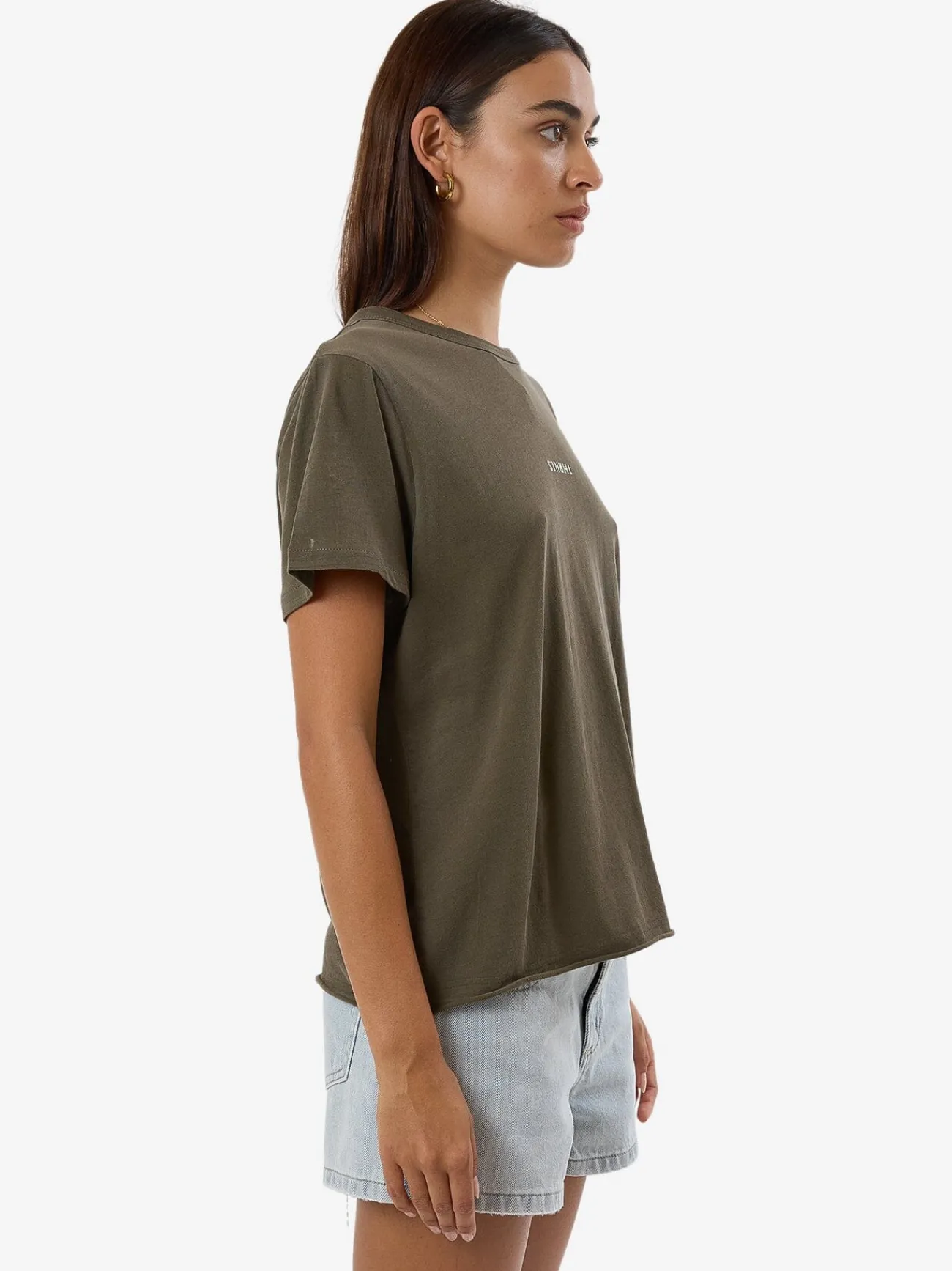 Sale Thrills Minimal Relaxed Tee - Tarmac