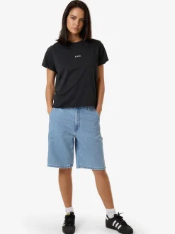 Discount Thrills Minimal Relaxed Tee - Faded Black FadedBlack