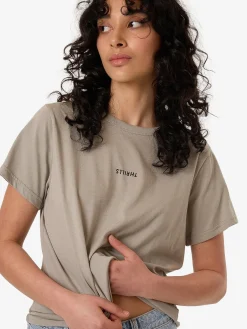 Discount Thrills Minimal Relaxed Tee - String